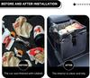 Portable Foldable Car Storage Bag Waterproof Fabric Garbage Bag Backseat Hanging Trash Can Accessory for Bathroom Organization
