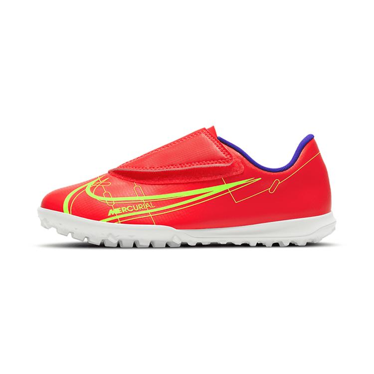 

Nike Mercurial Vapor 14 Killer 14 Club PS V Low top Kids Soccer Shoes Orange Red Children Aged 3 7 Years Old CV0839-600 25