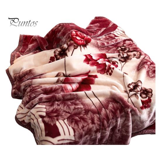 Flanelltekk Paksendatud lilletrükk Kahekihiline soojust säilitav Lihtne hooldamine Masinaga pestav Maksimaalne mugavus, pööratav, eriti suur talv