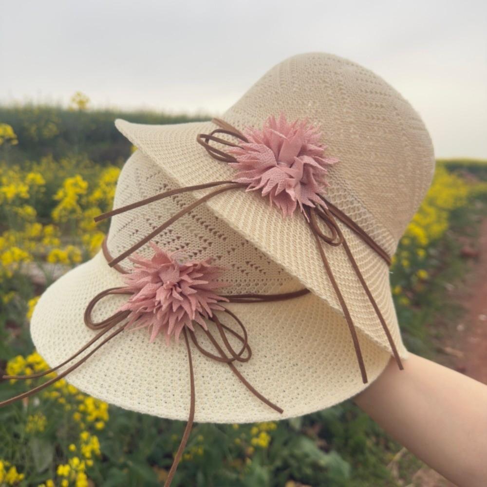 Big Flower Sun Caps Sunscreen Sun Cap New Beach Hats  Outdoor