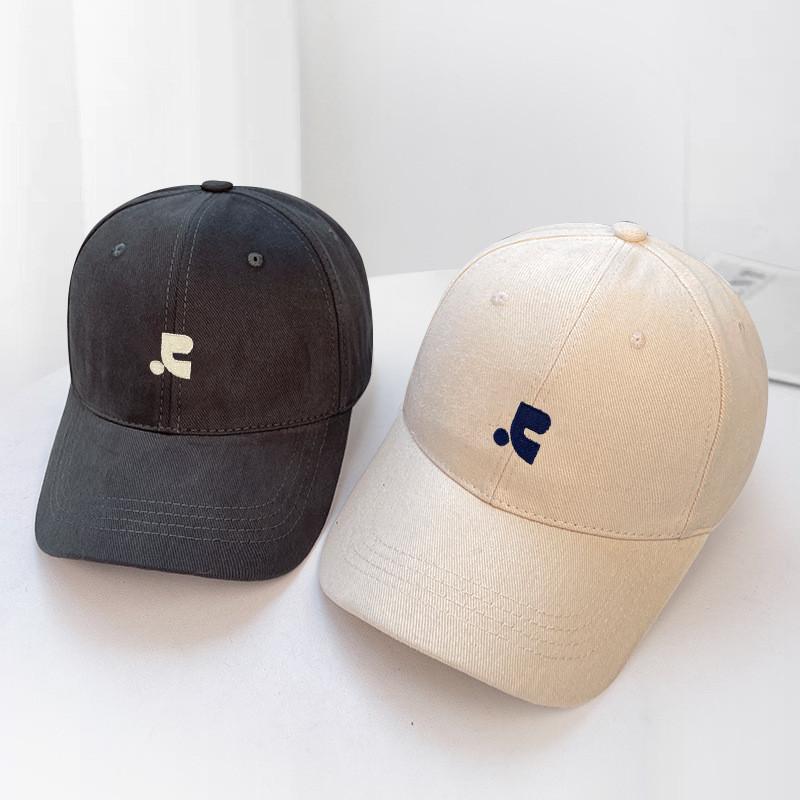 Women Color Solid Cotton Baseball Caps Embroidered Commuting Outings Casual