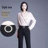 2026 Spring Women’s High Waist Slimming Black Flare Pants - Stylish, Versatile, Elastic Waist, Casual Drape