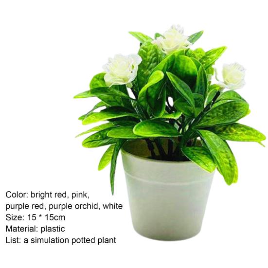 Eye-Catching Fake Potted Flower Durable Eco-Friendly Table Centerpieces
