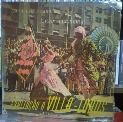 LP Record G.R.E.S. ESTAO PRIMEIRA DE MANGUE  Exaltao A VillaLobos  SambasEn 6003 Caravelle 1966 Brazil World Music Used