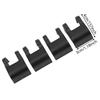 4pcs Plastic Car Door Lock Protective Cover Car Interior Accessory for VW Golf 6 Passat B8 Jetta A6 Tiguan Beetle Scirocco Polo