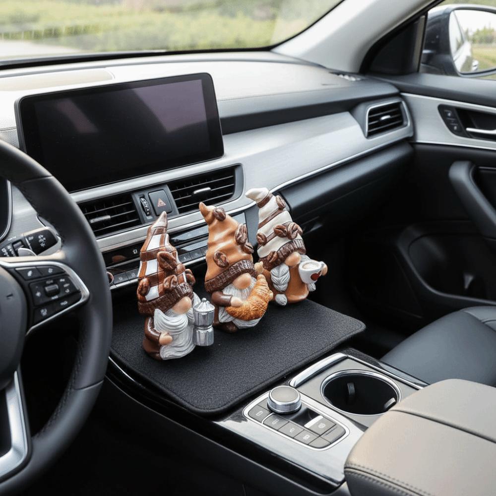 Resin Material Coffee Gnome Ornament Coffee Cup Resin Dwarf Handmade Gnome  Gift Giving