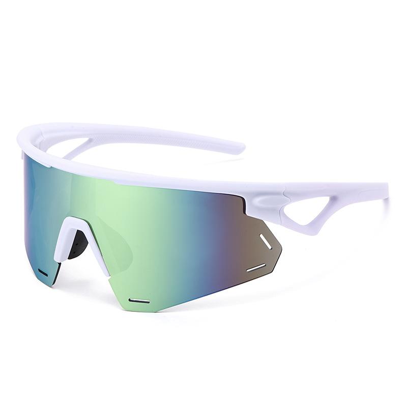 

New Trendy Colorful Men s Women s Outdoor Sports Coating UV Resistant Cycling Protection Heat Sunglasses Wholesale