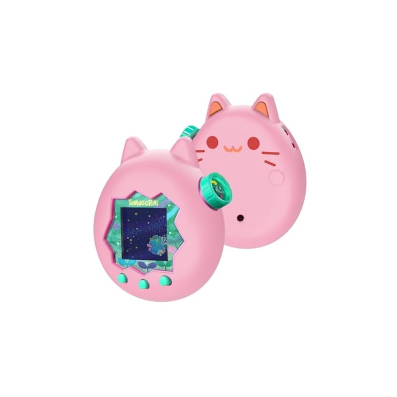 KOVOL Tamagotchi Paradise Case, Protective Case with Screen Protector, Cute Soft Silicone, Drop-Resistant, Scratch-Resistant, Shockproof, Charging