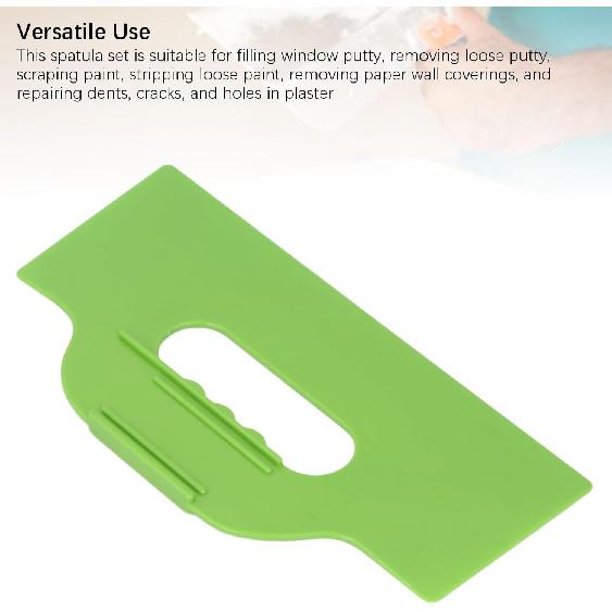 Plastic Putty Spatula Flexible 5PCS 10 Inch Putty Spatulas Flexible Plastic Paint Scraper Set for Drywall Spackling Patching Painting