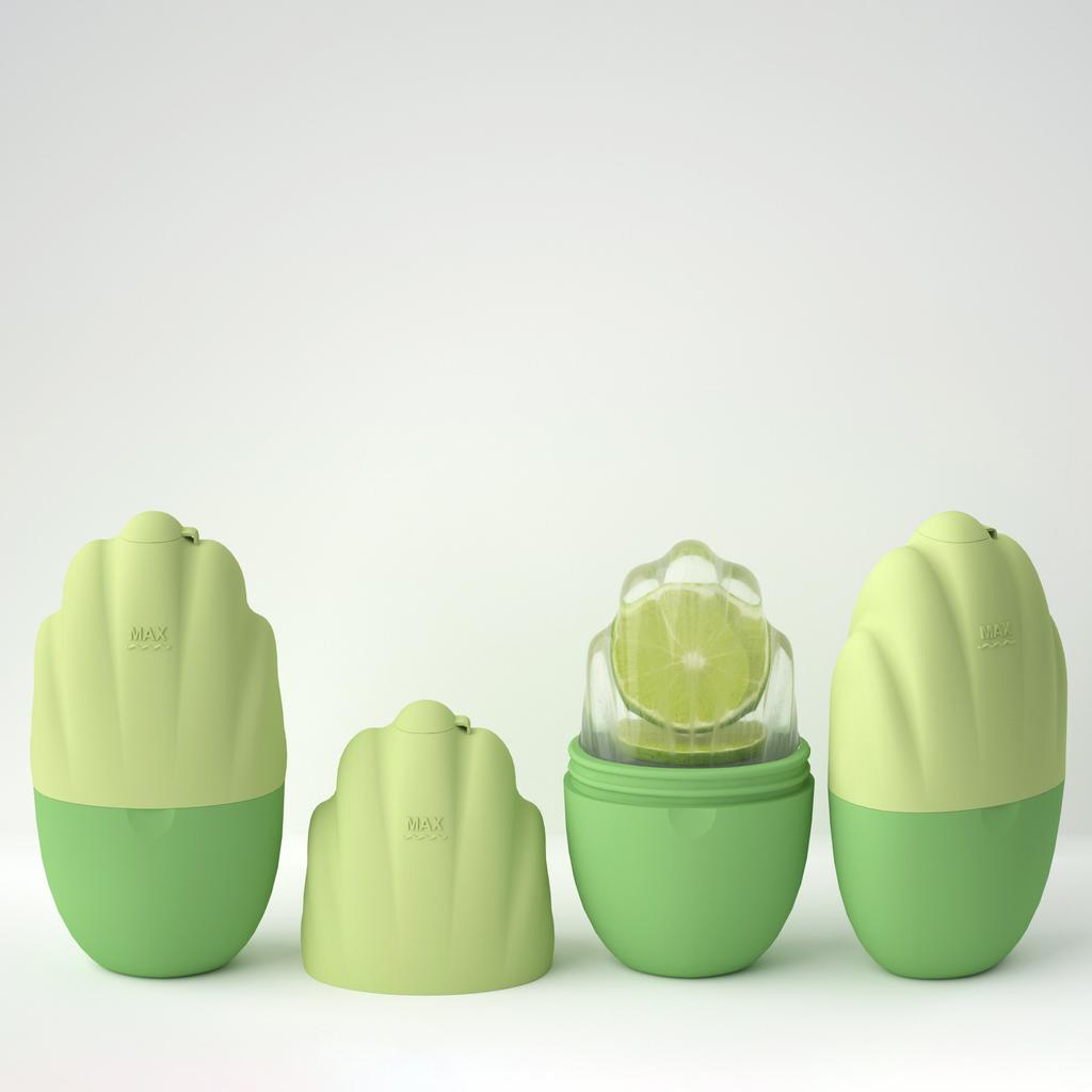 12*6.5*4.7cm Face Massager Ice Roller Tray Beauty Eyes Silicone Ice Roller Natural Skin Care Cooling Eliminating Reusable