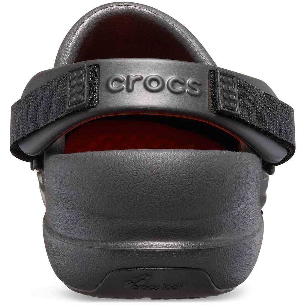 [CROCS] Bistro Pro LiteRide Clog Sandals, Black, Size 27 cm