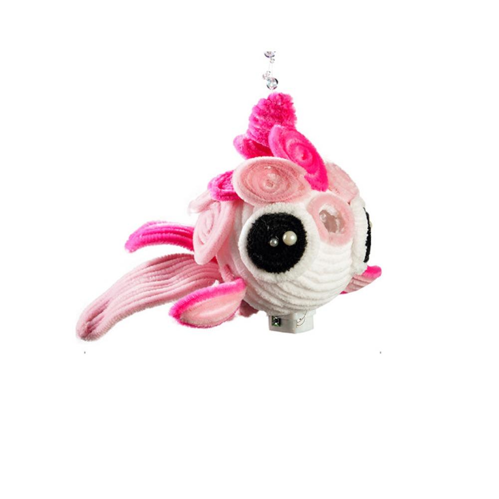 

Chinese Style Goldfish Portable Lantern Cartoon Children Handheld Lantern Hanfu Accessories рожевий