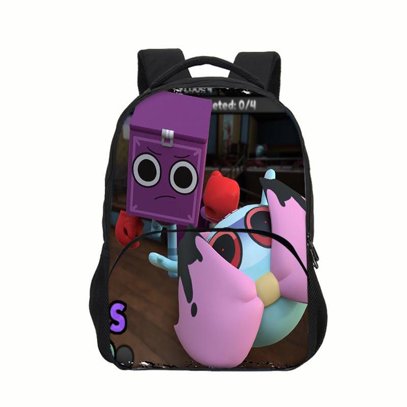 Dandys World Roblox Kids School Backpack With Printed Nylon For Elementary Students