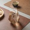 Double-Sided Placemat Waterproof Oil-Proof Heat Resistant Coaster for Dining Table Faux Leather Non-Slip Pad for Restaurant