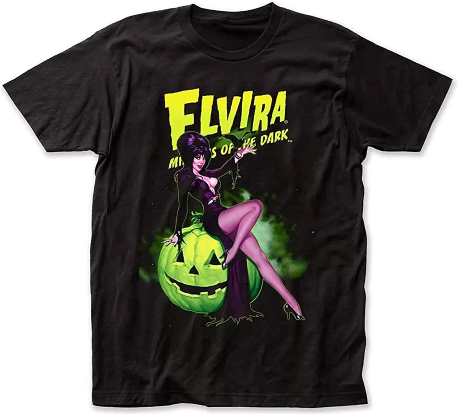 Elvira Mistress of The Dark Movie Cotton Black Unisex T-shirt S