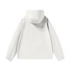Women Solid Stripe Rain Jacket Outdoor Plus Waterproof Hooded Raincoat Windproof