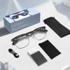 KI Bluetooth Smart Glasses mit automatischer Ein-/Aussch-Funktion, Metall-Federgelenke, Musik- & Anrufsensoren