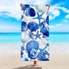 Colorful Dog Cat Paw Print Beach Towel Polyester Quick Dry Sand Free Swim Bath Towel for Pet Lover Summer Beach Pool Travel