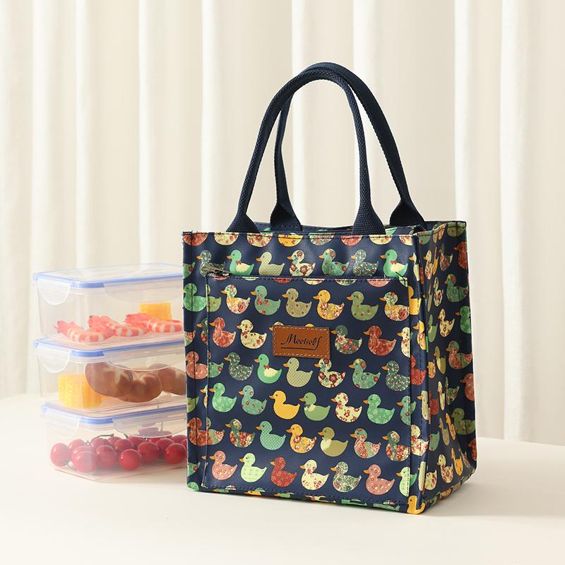 Waterproof Handbag, Oxford Waterproof Fabric, Large Capacity, Versatile Shopping Bag, Lunch Bag, Office Worker Commuting