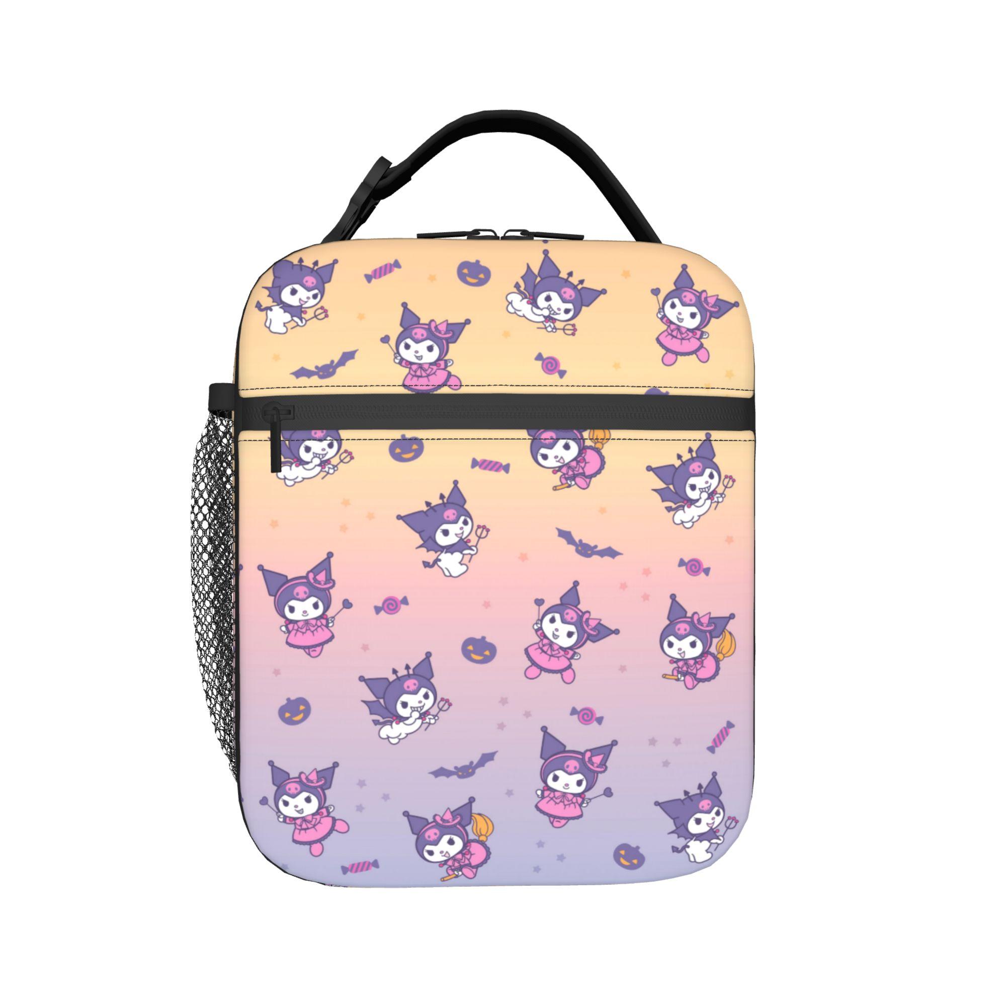 Cute Kuromis Insulated Lunch Bags Thermal Bag Reusable,Lunch Container Cartoon Portable Tote Lunch Box Food Bag One Size