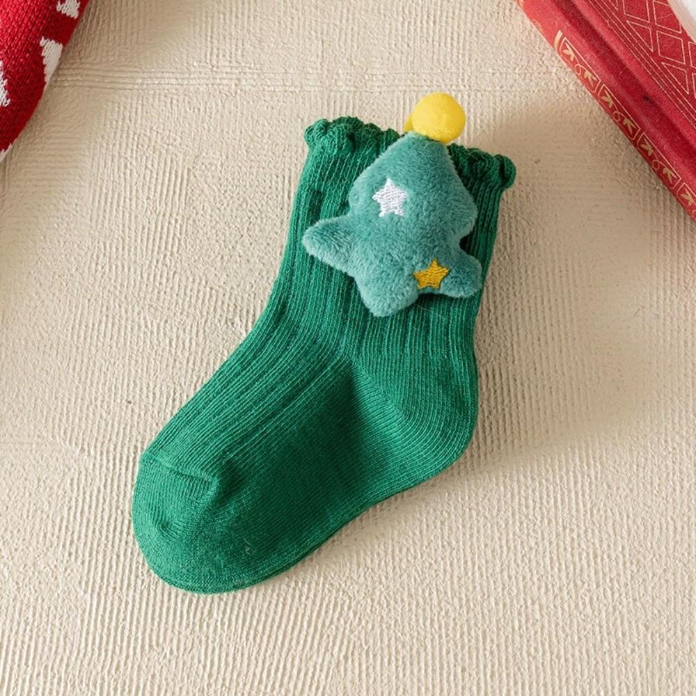 Bow Calf Sock Cotton Christmas Hosiery New Princess Socks  Kids