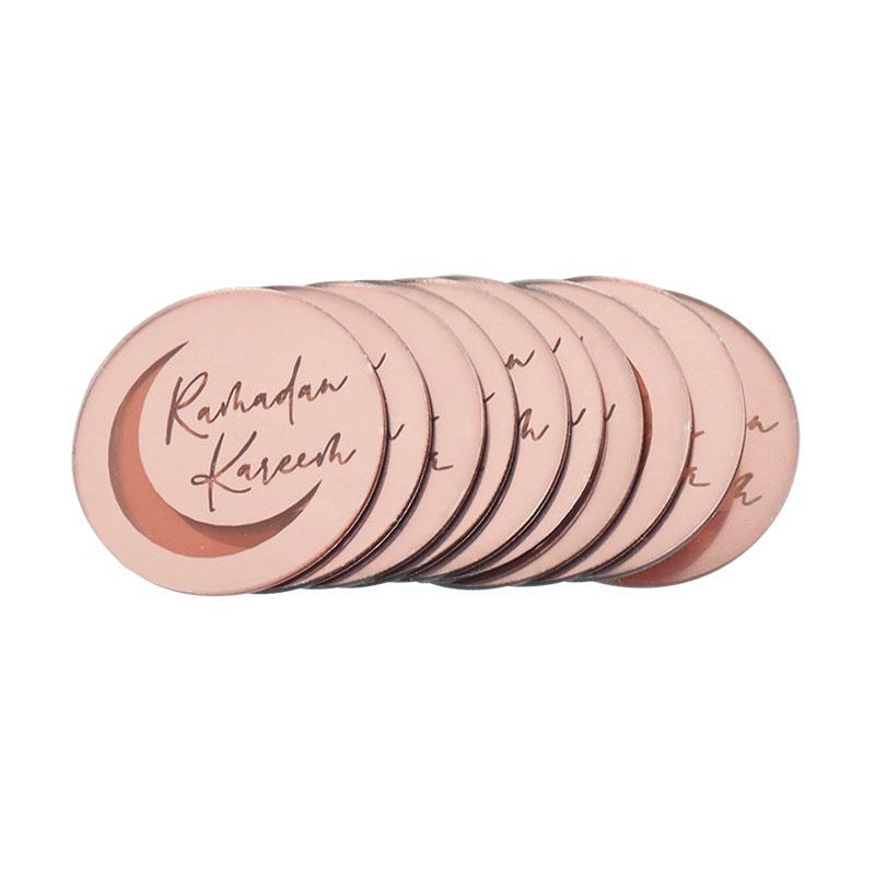 5/10 STÜCKE Eid Mubarak Kuchenaufsatz Gold Acryl Cupcake Topper Ramadan Kareem Backwerkzeuge Islamische Muslimische Party Kuchendekorationen