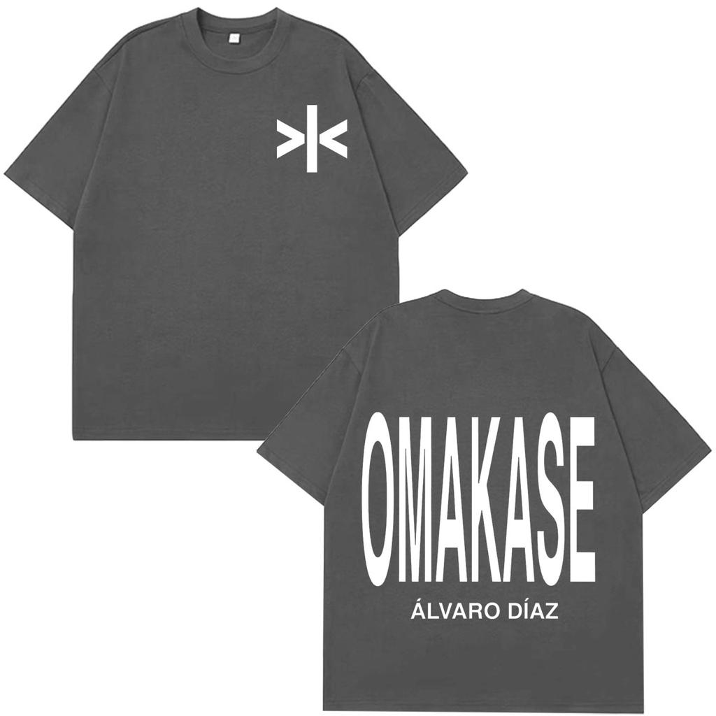 Alvaro Diaz Omakase Album 2026 Tour Merch Tees Unisex Unisex Fashion Clothing Tshirt Summer Cotton Loose Casual Tshirts Fan Gifts