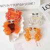 Lovely Ocean Animal Shark Clip Geometry Creative Hair Claw Creative Crab Acetate Hair Clip  Travel