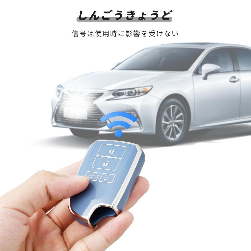 OFFCURVE Hiace Key Case for Toyota Cars, 4 Buttons, Slide Both Sides, For HIACE200