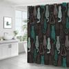 Cartoon Animal Shower Curtain Cute Cat and Dog Bath curtain with Hooks, Waterproof Shower Curtain, Shower Curtains for Bathroom