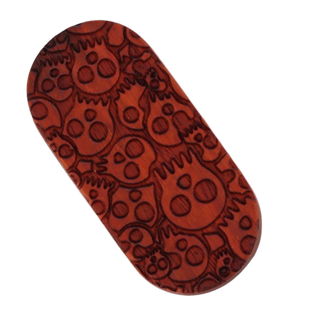 Magnet Finger Stress Relief Slider Wood Finger Stress Relief Toy Wooden Decompression Toy Multi Skeleton Head