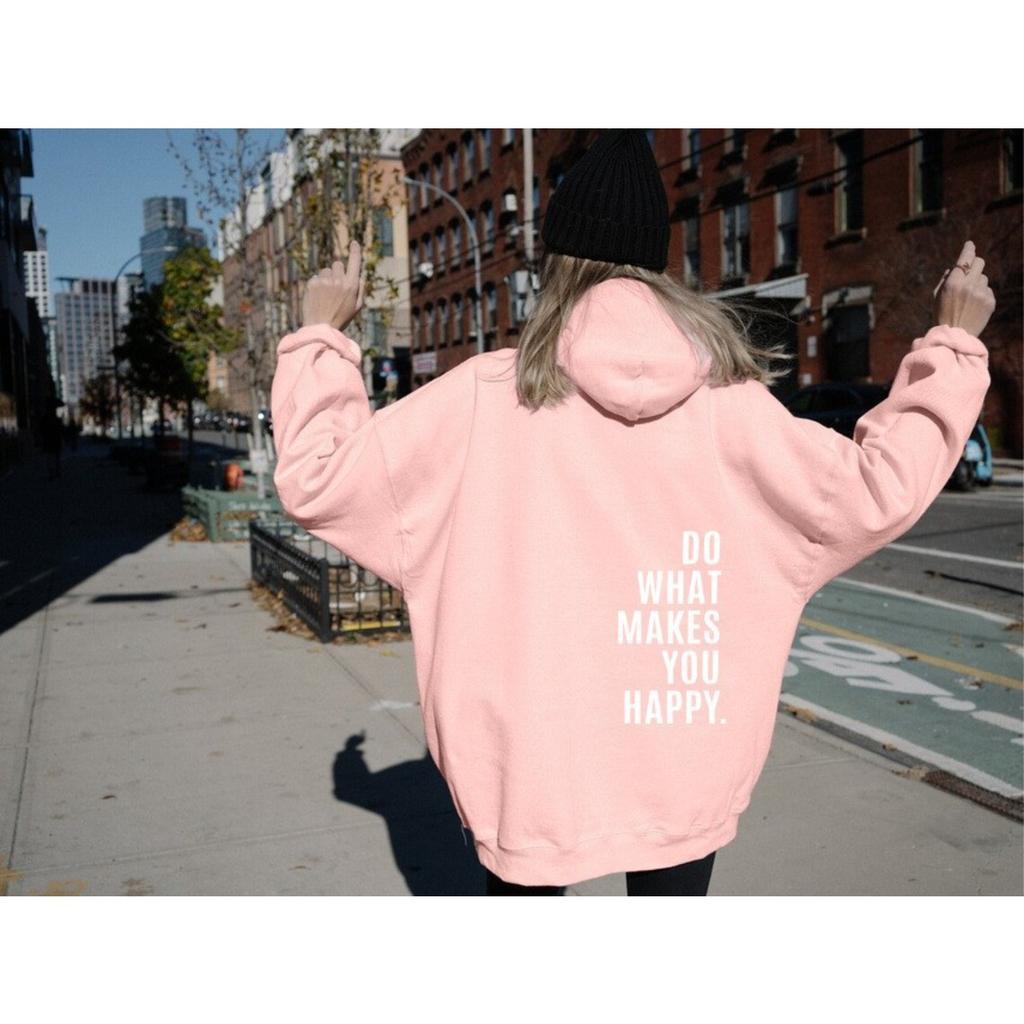 Women's Hooded Long Sleeve Loose Fit Sweatshirt Casual Colorblock Graphic Pullover