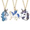 Creative Cartoon Cute  Alloy Necklace Christmas New Year Birthday Gift