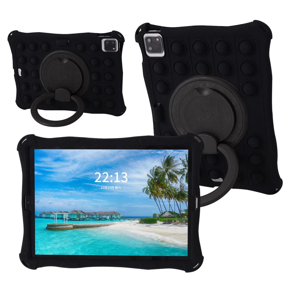 Dla iPad A16 11. Etui 2025 Gen Obrotowe o 360 stopni Miękkie Silikonowe Etui Dla iPad 10. 10.9'' 2025 Dzieci Stojak Bąbelkowa Pokrowiec na Tablet