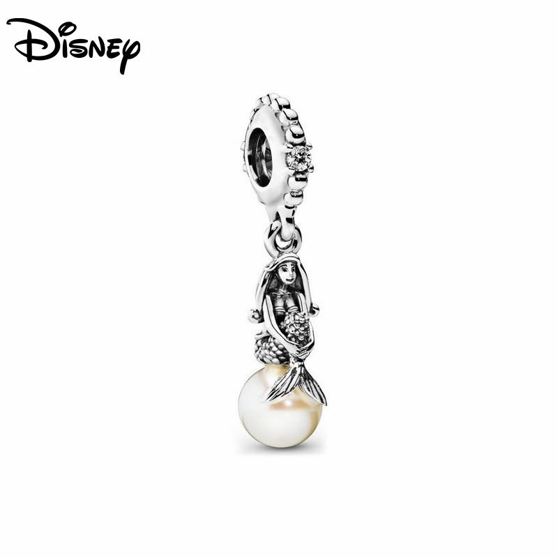 925 Silver Mermaid Series Boutique Charms Pendant Fit For Necklace Original Bracelet DIY Festival Women's Party Gifts