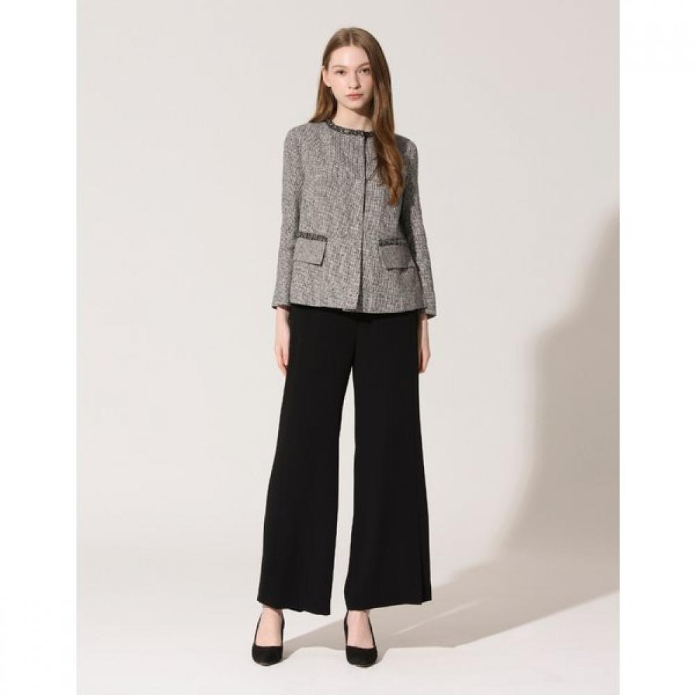 SON JUNG WAN Women S Check Dot Color Block Jacket Zjk6262210