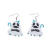 Fully Managed Eco-Friendly Acrylic Earrings, Personalized Halloween Ghost Demon Earrings Earrings