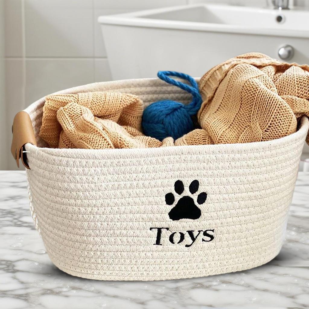 Storage baskets Woven Basket Woven Storage Basket Cube Decorative Box woven rope baskets for Nursery Living Room Clothes