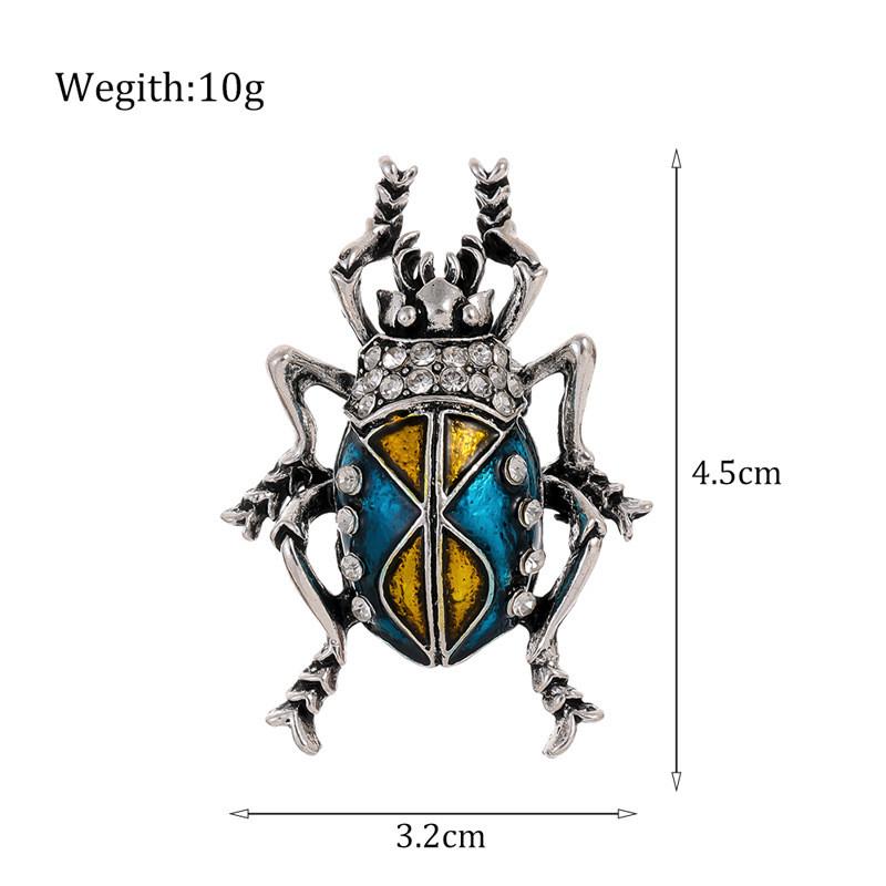 Insektenbrosche aus galvanisierter Zinklegierung für Damen und Herren (Sommer)