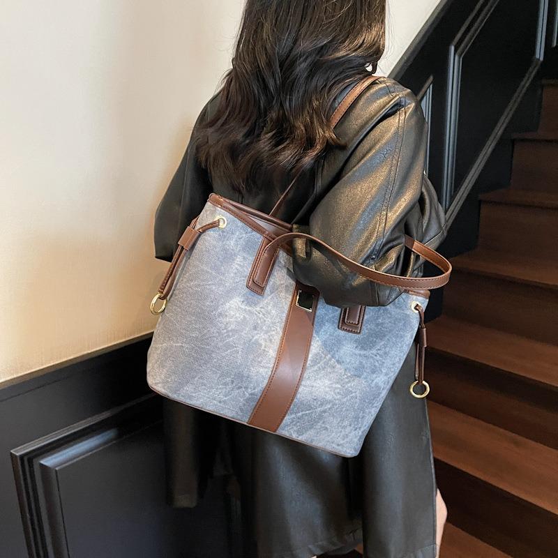 Large capacity bag women's bag new trend simple women's shoulder bag underarm tote bag