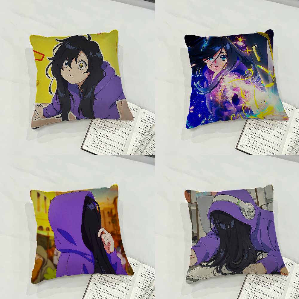 Anime Cute HZenshu Case Plush Fabric Soft Pillowcase Double Sided Print Cushion Cover Household Gifts