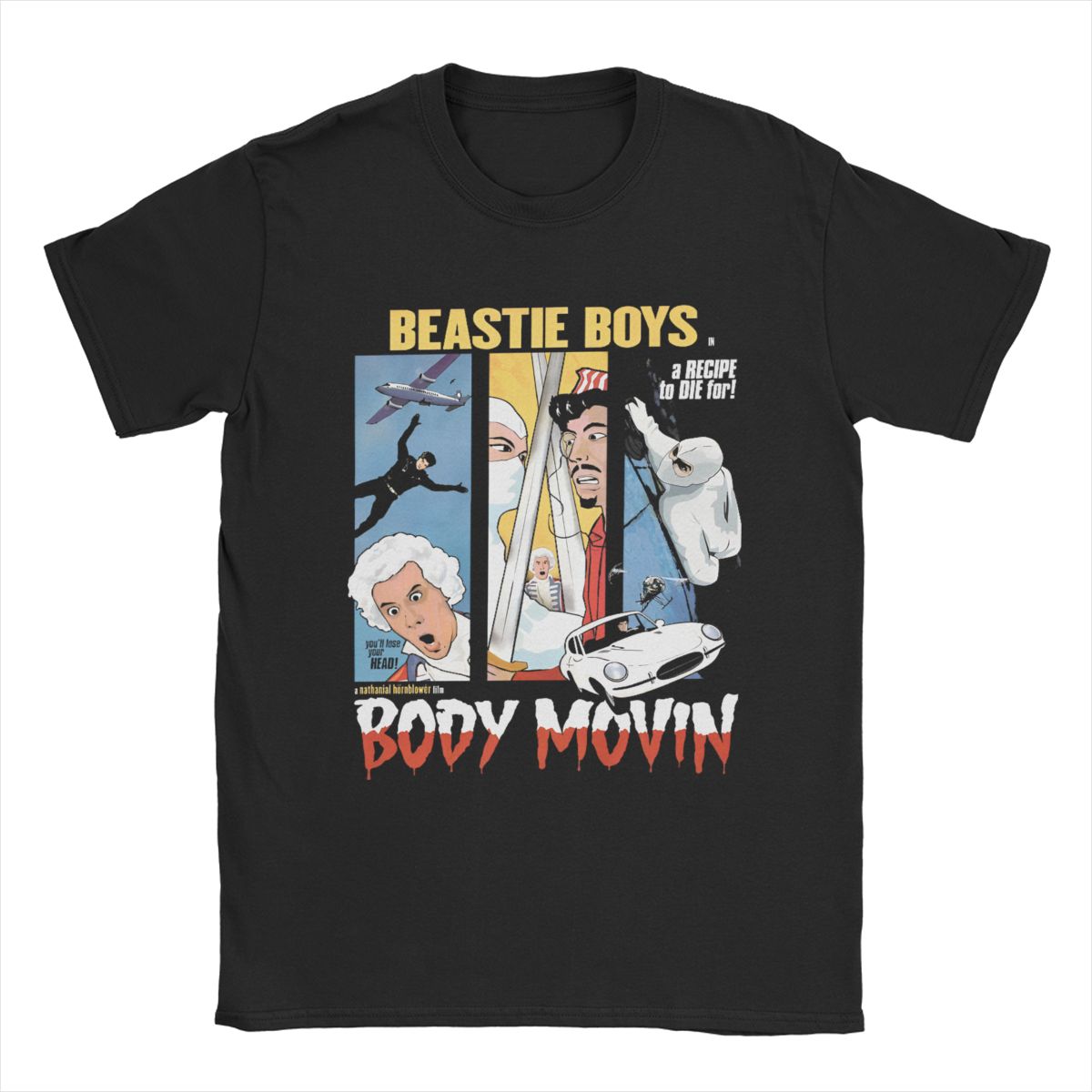 

Футболка Body Movin Beastie Boys Мужская Модная Хлопковая Футболка с Круглым Вырезом и Коротким Рукавом Одежда Большого Размера S разноцветный