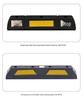 Heavy-Duty Rubber Wheel Chock Parking Stop 