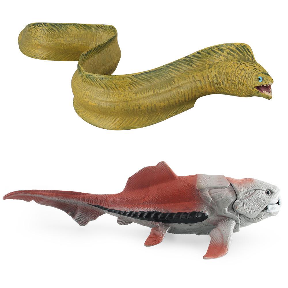 Arabian Pike Eel Kids Marine Animal Toy Set With Realistic Plastic Models For Educational Play