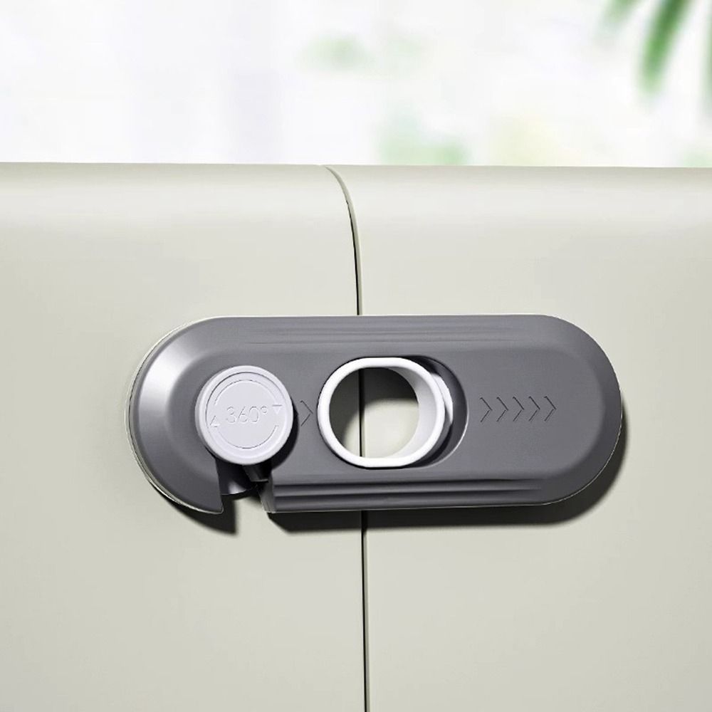 New ABS Child Safety Lock Housing Safety Freezer Cabinet Door Protection Baby Anti-Pinch Cupboard Closing Buckle Cabinet Drawer