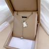 Real Gold Cold Necklace In The E-Commerce Good Goods Furnace, Women'S Collarbone Chain With Jewelry