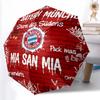 Printed FC Bayern München Logo Printed Folding Umbrella,Outdoor,Leisure,And Travel Umbrella,Durable Umbrella Fabric,Birthday And Holiday Gift