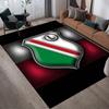 Legia Warszawa Home Sofa Decoration for Living Room & Bedroom, Non‑Slip Play Flannel Floor Mat for Game Room