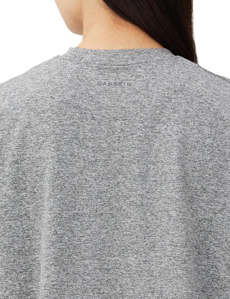 Danskin Short Sleeve Mix Size S UV Activewear Women's T-Shirt, Gray, (DC524103), Moisture-Wicking, Quick-Drying, Antibacterial, Odor-Resistant,