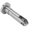 Partition Support Foot Stainless Steel Glass Fence Clamp for Public Bathroom Toilet Restroom